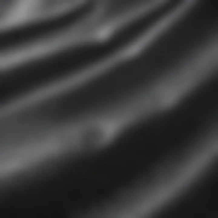 Close-up of the fabric texture of the Ektorp Nordvalla Dark Gray Cover