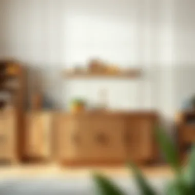 Elegant wooden base cabinet with intricate detailing