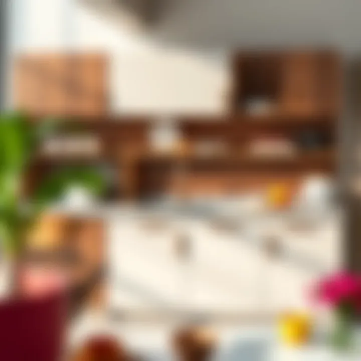 Stylish base cabinet showcasing various materials and finishes