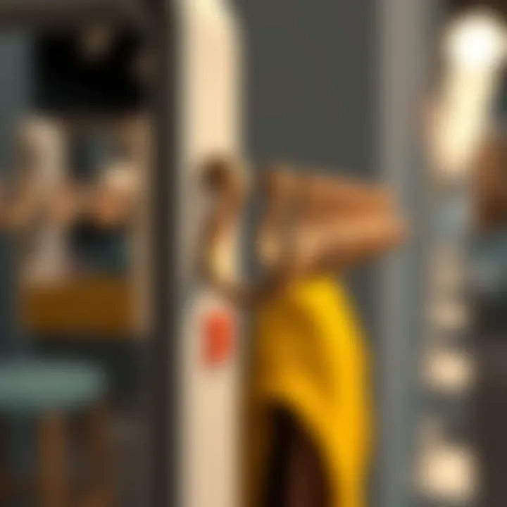 Close-up of the 3M coat rack's material and finish highlighting its quality and craftsmanship