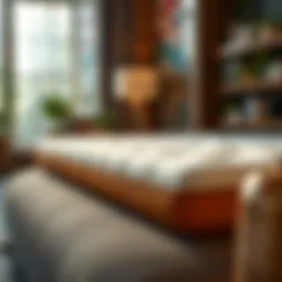 Luxurious foam topper showcasing comfort