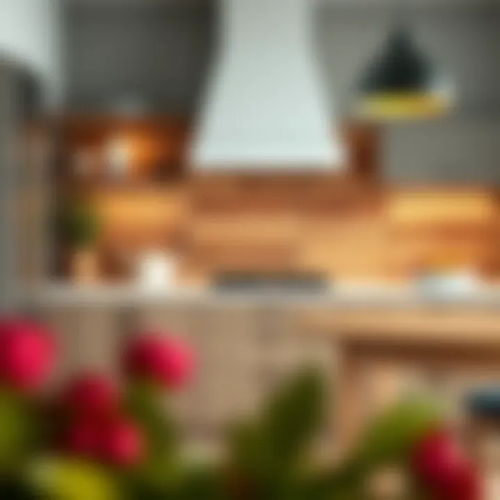 Rustic Wood-Look Tile Boards Rustic wood-look tile board enhancing kitchen warmth