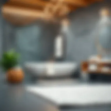 Maintenance tips displayed with towel type bath mats