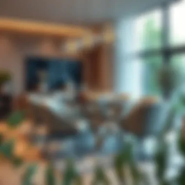 Modern Dining Room Aesthetics Contemporary dining room set with modern aesthetics