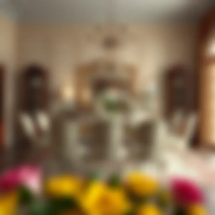 Vintage Dining Room Elegance Elegant used dining room set showcasing vintage charm