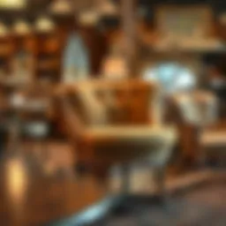 Charming vintage chair in Yuma used furniture store