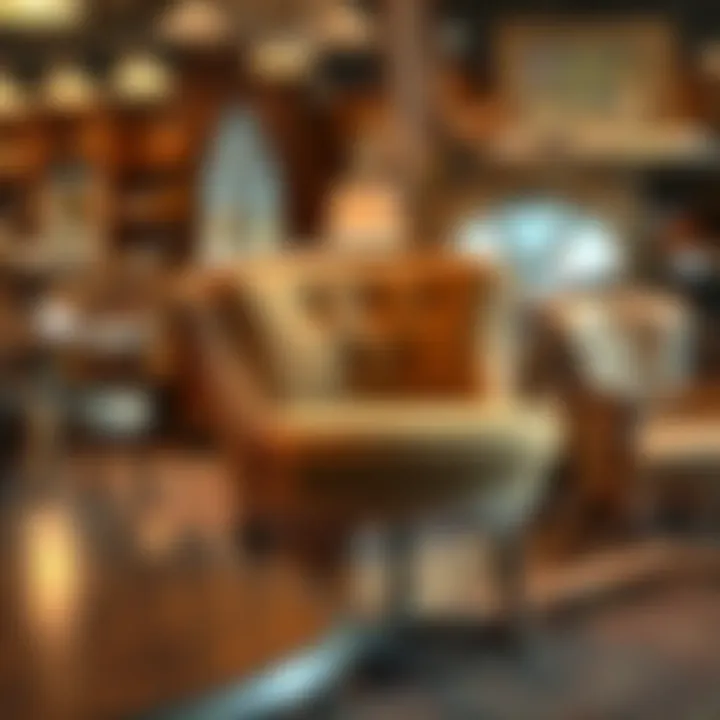 Charming vintage chair in Yuma used furniture store