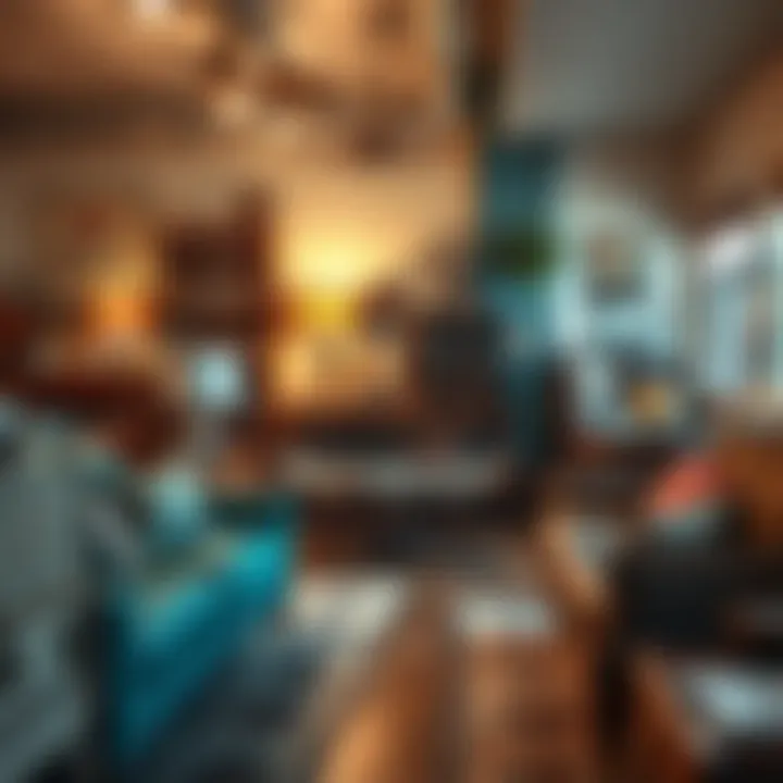 Eclectic selection of used furniture pieces