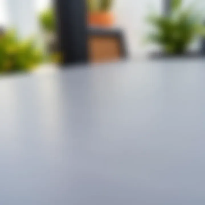 Detailed Vinyl Texture for Outdoor Furniture Close-up view of vinyl texture and finish on outdoor furniture