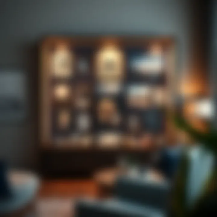 An elegant XL shadow box frame displaying curated memorabilia