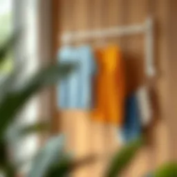 Folding Wall Mounted Clothes Drying Rack: A Dual Functionality for Modern Homes Introduction