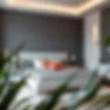 Elegant full size bed frame showcasing minimalistic design