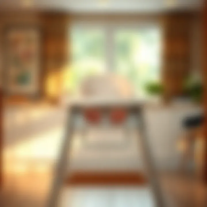 Easy to clean high chair with removable parts