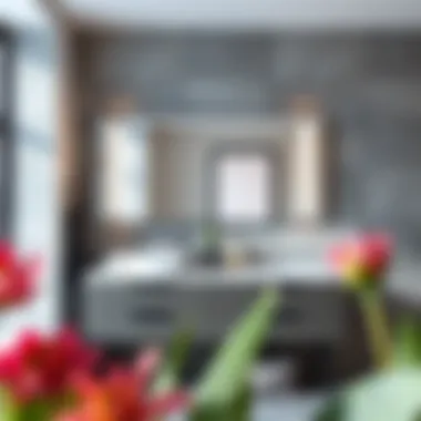 Sleek contemporary bathroom cabinet design showcasing clean lines and modern finishes