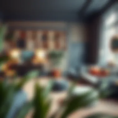 Eclectic decor blending vintage and modern styles