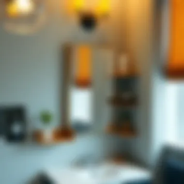 Notable Maximizing Space and Style with Small Bathroom Mirrors with Shelves