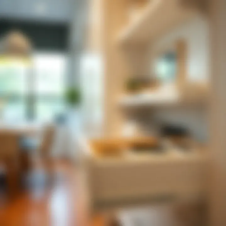 Maximized Organization with Style Organized narrow pull-out drawer displaying various storage solutions