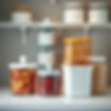 A variety of stylish and functional containers for pantry use