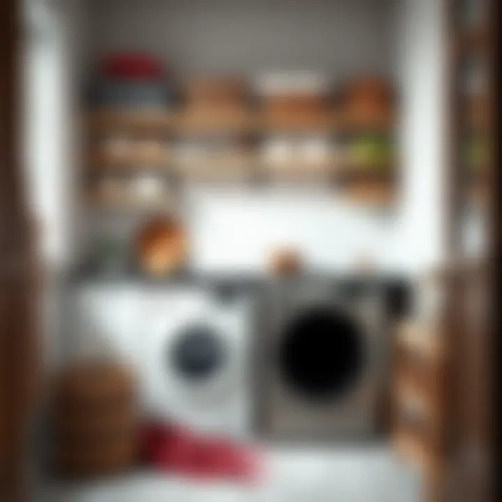 Creative Storage Ideas for a Tidy Laundry Innovative storage solutions in a modern laundry space