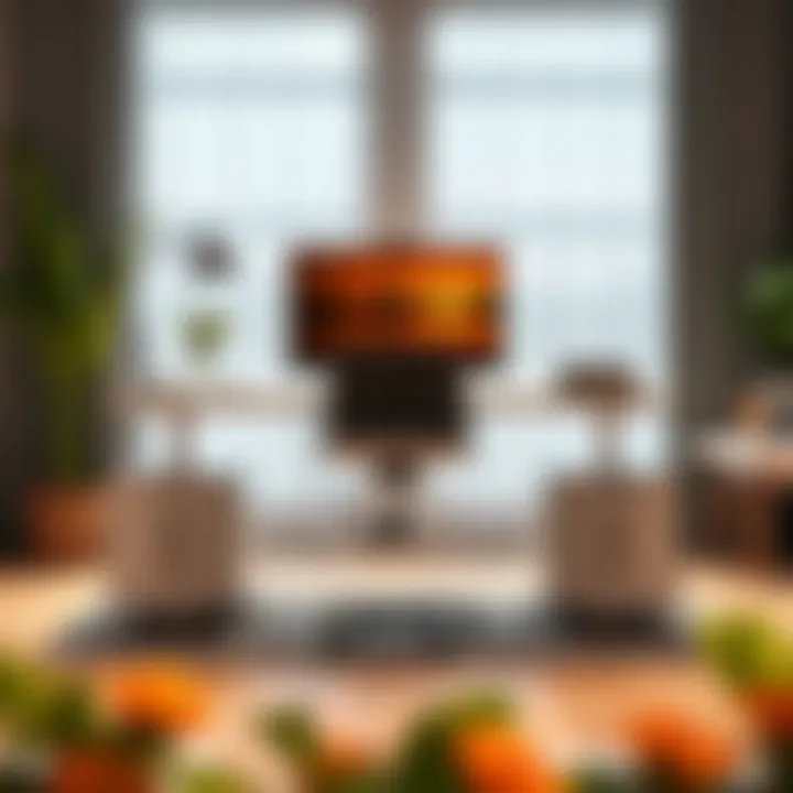 Elegant design of a 4 ft computer table featuring premium materials