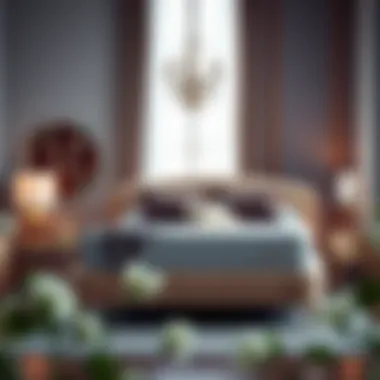 Elegance in Queen Bedroom Design Elegant queen bedroom set with a plush mattress