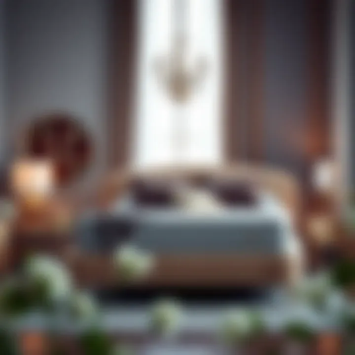 Elegance in Queen Bedroom Design Elegant queen bedroom set with a plush mattress