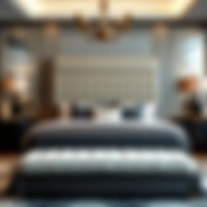 Luxury and Comfort in Bedroom Sets Luxurious queen bedroom set with decorative accents