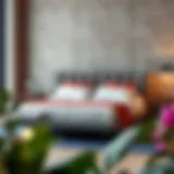 Elegant design of the Quinn platform bed