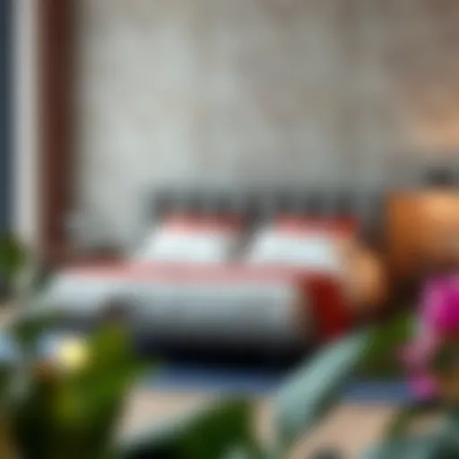 Elegant design of the Quinn platform bed