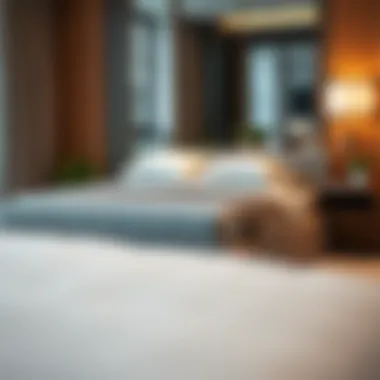 Detailed view of the ergonomic design features of the Quinn platform bed