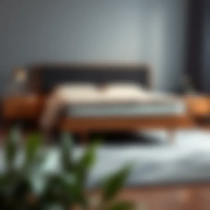 Functional storage bed frame for a king size mattress