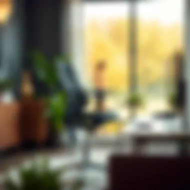 Standing computer chair showcasing different adjustable heights