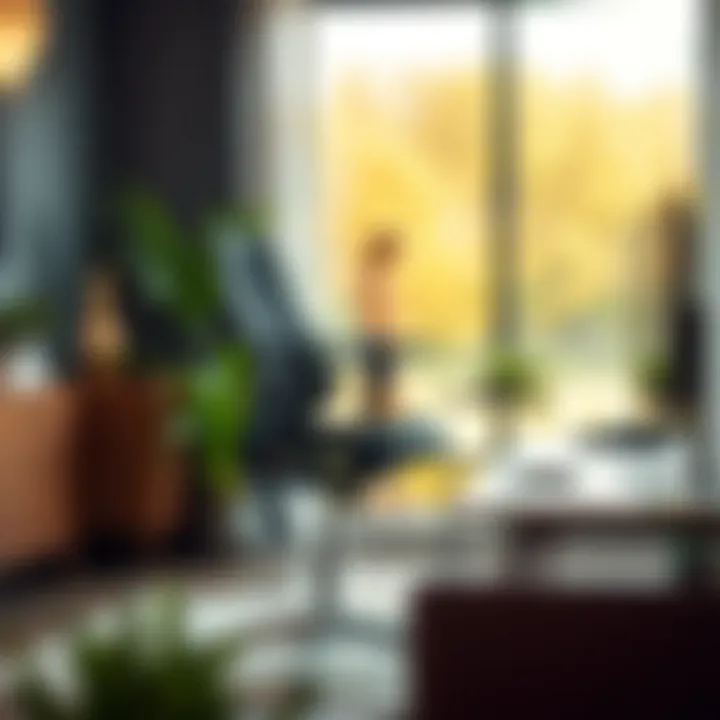 Standing computer chair showcasing different adjustable heights