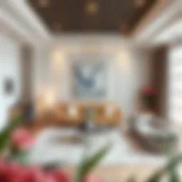 Elegant room design emphasizing space utilization and aesthetics