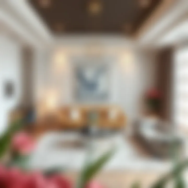 Elegant room design emphasizing space utilization and aesthetics