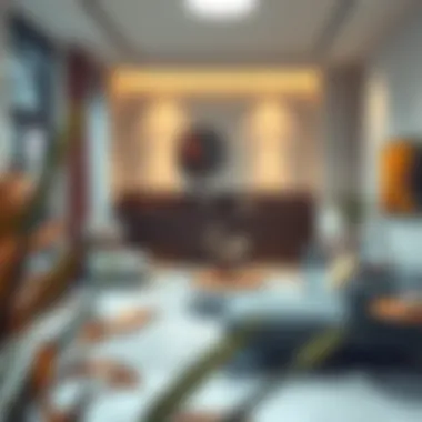 Creating Stunning Interiors with Virtual Placement A stylish living room designed with virtual furniture