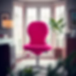 The Aesthetic and Functional Value of a Bright Pink Desk Chair Introduction