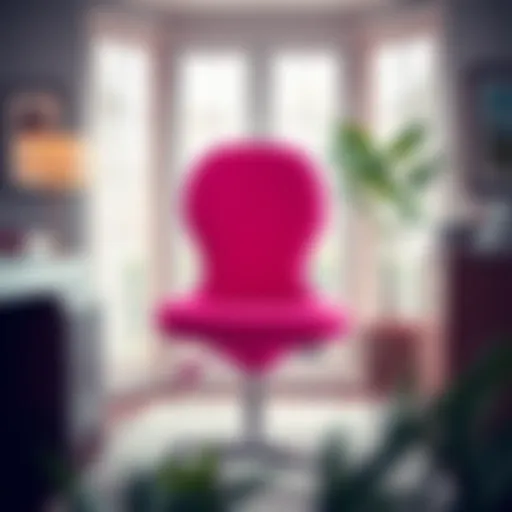 The Aesthetic and Functional Value of a Bright Pink Desk Chair Introduction