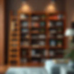 The Art and Utility of Cherry Wood Ladder Bookshelves Introduction