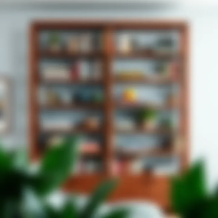 Notable The Art and Utility of Cherry Wood Ladder Bookshelves