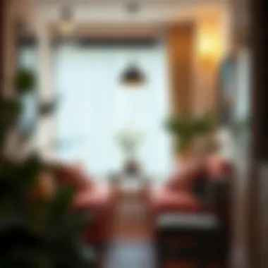 Compact dining table set in a cozy corner