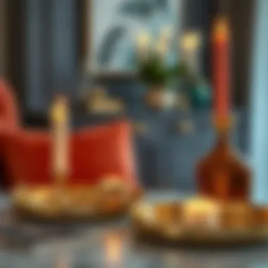 The Significance of Gold Candle Trays in Contemporary Home Decor Summary