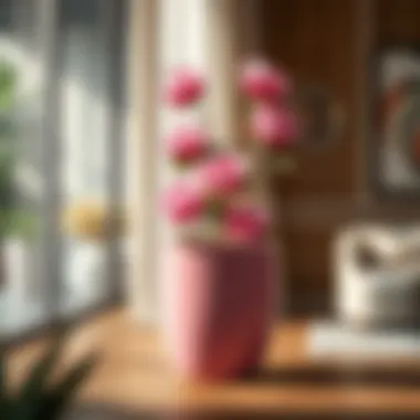 The Significance of the Large Pink Flower Pot in Interior Design Summary