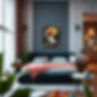 Versatile twin topper integrated into a contemporary living space