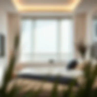 A serene bedroom setting demonstrating the psychological benefits of light control with blackout blinds