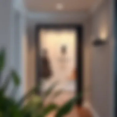 Contemporary wall hooks for entryway organization