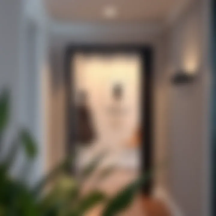 Contemporary wall hooks for entryway organization