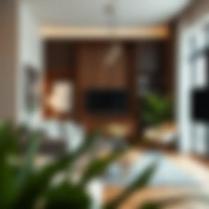 Innovative uses of hooks in a living room setting