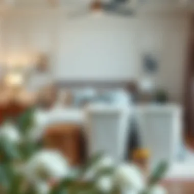 Stylish Bedroom Display with Linen Hampers Stylish display of white linen hampers in a sophisticated bedroom