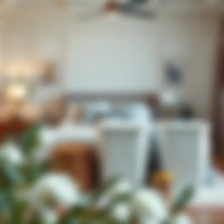 Stylish Bedroom Display with Linen Hampers Stylish display of white linen hampers in a sophisticated bedroom